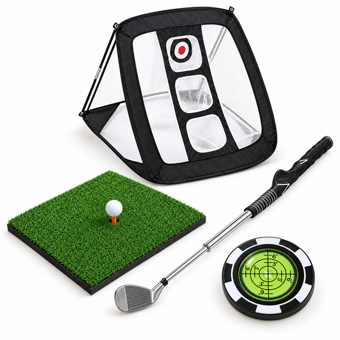 Complete Home Practice Kit – 4 Golf Training Tools