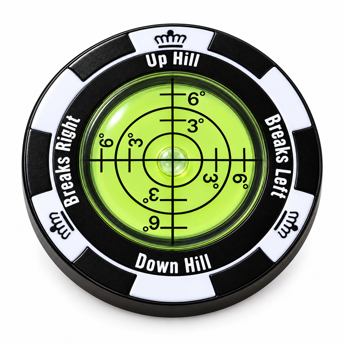 Golf Green Reader & Ball Marker – Bubble Level for Practice Greens