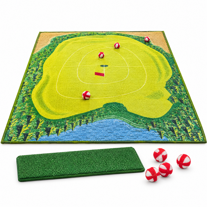 Sticky Ball Chipping Game – Indoor & Backyard Golf Target Mat